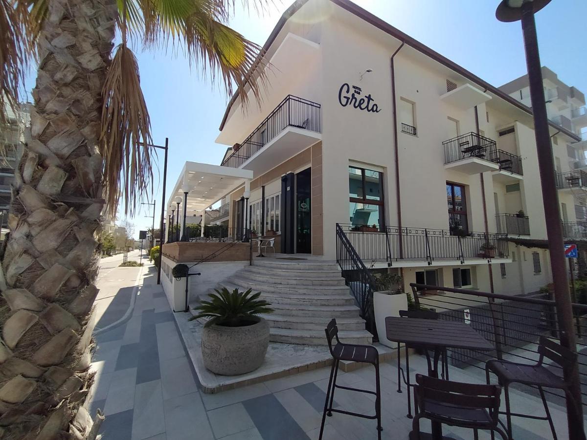 Hotel Greta B&B Rímini Exterior foto